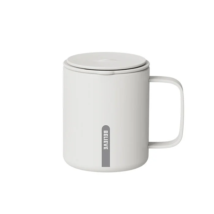 हैंडल के साथ 12 ऑउंस स्टेनलेस स्टील का गिलास