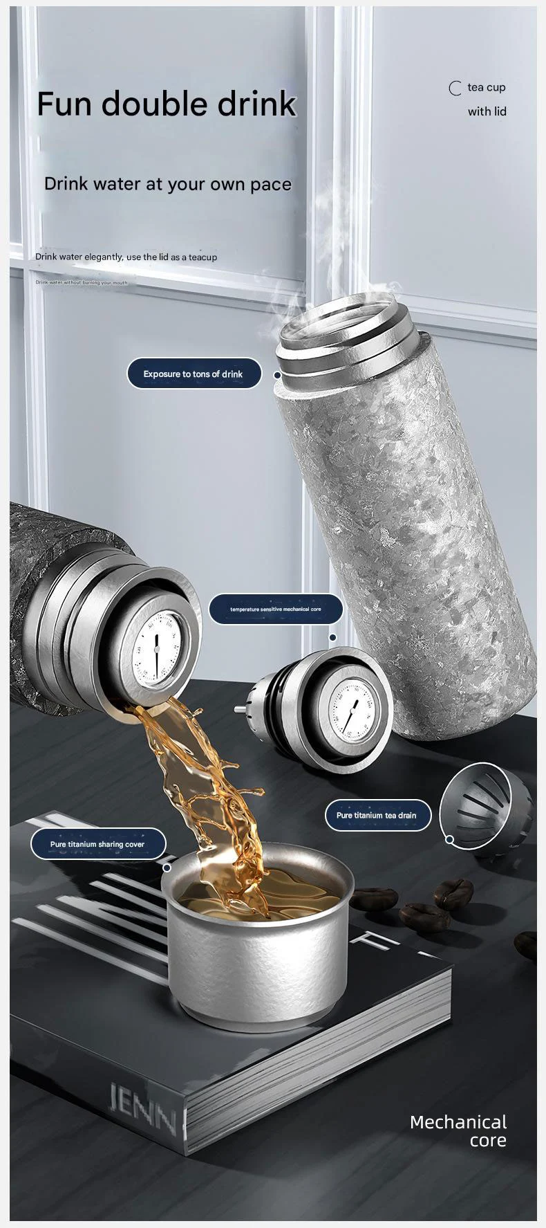 Titanium Isothermal Water Bottle